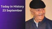 Today in History, September 23: Indian Historical Events, Births, Deaths & Global Observances