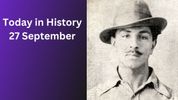 Today in History, September 27: Indian Historical Events, Births, Deaths & Global Observances