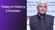 Today in History, October 3: Indian Historical Events, Births, Deaths & Global Observances