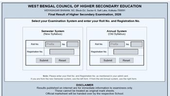 WBCHSE West Bengal HS Result 2026 Declared