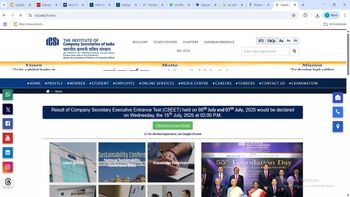 ICSI CSEET October 2026 Exam Timetable Released