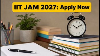 IIT JAM 2027 Registration Opens September 12