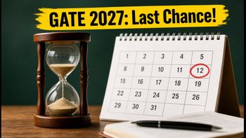 Six Days Left For GATE 2027 Application