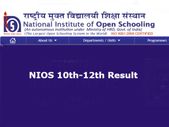 NIOS 12th Result 2020: 12ನೇ ತರಗತಿ ಪರೀಕ್ಷಾ ಫಲಿತಾಂಶ ರಿಲೀಸ್