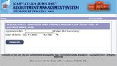 Karnataka HC District Judge Admit Card 2020 : ಪ್ರಿಲಿಮಿನರಿ ಪರೀಕ್ಷೆಯ ಪ್ರವೇಶ ಪತ್ರ ಡೌನ್‌ಲೋಡ್ ಮಾಡುವುದು ಹೇಗೆ ?