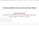 Naval Dockyard Mumbai Recruitment 2018: ट्रेड अप्रेंटिस के 318 पदों पर भर्ती, ऐसे करें आवेदन Naval Dockyard Mumbai Recruitment 2018: ट्रेड अप्रेंटिस के 318 पदों पर भर्ती, ऐसे करें आवेदन