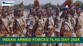 Armed Forces Flag Day 2024: भारतीय सशस्त्र बल झंडा दिवस क्यों मनाया जाता है? जानिए तिथि, थीम Armed Forces Flag Day 2024: भारतीय सशस्त्र बल झंडा दिवस क्यों मनाया जाता है? जानिए तिथि, थीम
