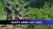 Army Day 2025: सेना दिवस की खुशियां मनाएं, सेना में दोस्तों को शेयर करें ये टॉप विशेस और संदेश Army Day 2025: सेना दिवस की खुशियां मनाएं, सेना में दोस्तों को शेयर करें ये टॉप विशेस और संदेश