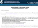 இந்தூர் ஐஐடி-யில் பிஎச்.டி. படிக்க ஆசையா....!! இந்தூர் ஐஐடி-யில் பிஎச்.டி. படிக்க ஆசையா....!!