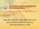 சப்-இன்ஸ்பெக்டராக பணியாற்ற விருப்பமா ?. வரவேற்கும் தமிழக காவல்துறை!