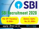 SBI Recruitment: 8 ஆயிரத்திற்கும் அதிகமான வேலைகள்! ஊதியம் ரூ.30 ஆயிரம்.!! அழைக்கும் எஸ்பிஐ!