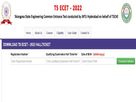 TS ECET Hall Ticket 2022 Released At ecet.tsche.ac.in, Download Here