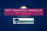 Apply for 2521 Apprentice Vacancy in WC Railway: How to Apply and Other Details
