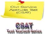 CSAT Exam To Be Conducted For The Year 2012