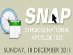 SNAP 2011 Result To Be Declared On Jan 12, 2012