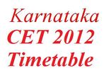 Karnataka CET 2012 Entrance Test on May 21 to 23