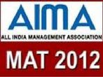 Management Aptitude Test 2012 on May 06 By AIMA