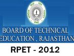 Rajasthan Pre Engineering Test(RPET)2012 on May 17