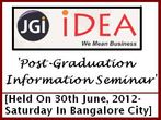 'PG Information Seminar' On 30 June Held In B'lore