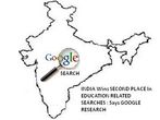 Google Research:India Tops 2nd In Education Search