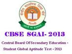 CBSE's SGAI 2013 Held On 20 Jan 2013- Notification CBSE's SGAI 2013 Held On 20 Jan 2013- Notification