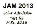 JAM 2013 admit card and Examination centre