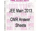 JEE Main 2013 OMR Answer Sheets available till May 2