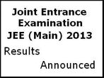 JEE Main 2013 results announced