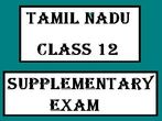 Tamil Nadu Class 12 Supplementary Exam 2013 Time Table