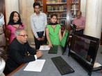 Pranab Mukherjee launched audio-visual section in Rashtrapati Bhavan