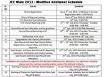 JEE Main 2013 Seat Allotment Schedule Modified by CSAB