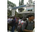 Protest at RV College of Engineering