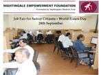 Job Fair for Senior Citizens held @RV Institute of Management, B'lore