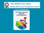 NIT Calicut's “Multivariate Analysis Using SPSS & Spreadsheets”