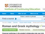 Learn Roman and Greek Mythology with this online course