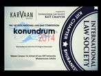KIIT, Odisha's National Law Quiz Competition “KONUNDRUM” 2014