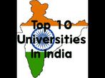 Top 10 Universities In India 2014