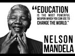 Nelson Mandela's walk of education