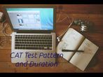 CAT 2015: Test Duration and Test Pattern