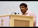 Sushil Kumar encourages students to take up sports