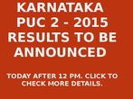 Karnataka PUC 2 - 2015 Results DECLARED !!!!