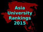 Top 10 Universities in Asia 2015