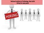 National Institute of Pathology, New Delhi, Recruiting Clerks