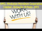 HPCL, Hindustan Petroleum Corporation Limited Hiring for 10 Posts