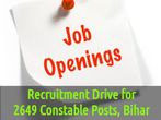 Recruitment Drive for 2649 Constable Posts at CSBC, Bihar