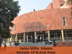JMI Invites Application for 10 M.Arch Posts 2016
