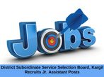 DSSSB, Kargil Invites Application for 96 Jr. Assistant Posts 2016