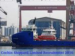 Cochin Shipyard Limited Hiring for 276 Supervisory and Workmen Posts