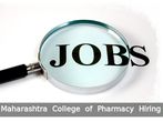 Maharashtra College of Pharmacy Recruitment for 13 Faculty Posts 2016