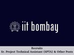 IIT Bombay, Invites Application for 29 SPTA and Other Posts